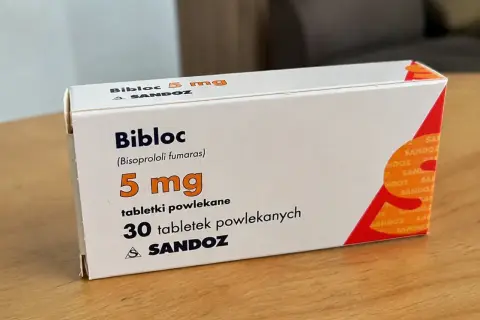 Opakowanie leku Bibloc 5 mg od Sandoz. Szukasz bibloc zamienniki? To opakowanie zawiera 30 tabletek powlekanych.