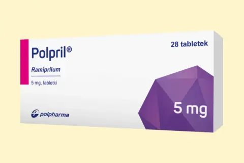 Polpril na co? Opakowanie leku Polpril z ramiprylem 5 mg, 28 tabletek.