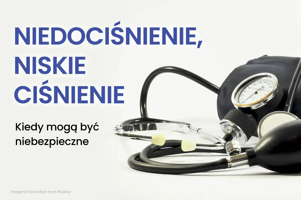 Niskie ciśnienie krwi: kiedy może być niebezpieczne? Tabela wiekowa i objawy. Stetoskop i ciśnieniomierz.